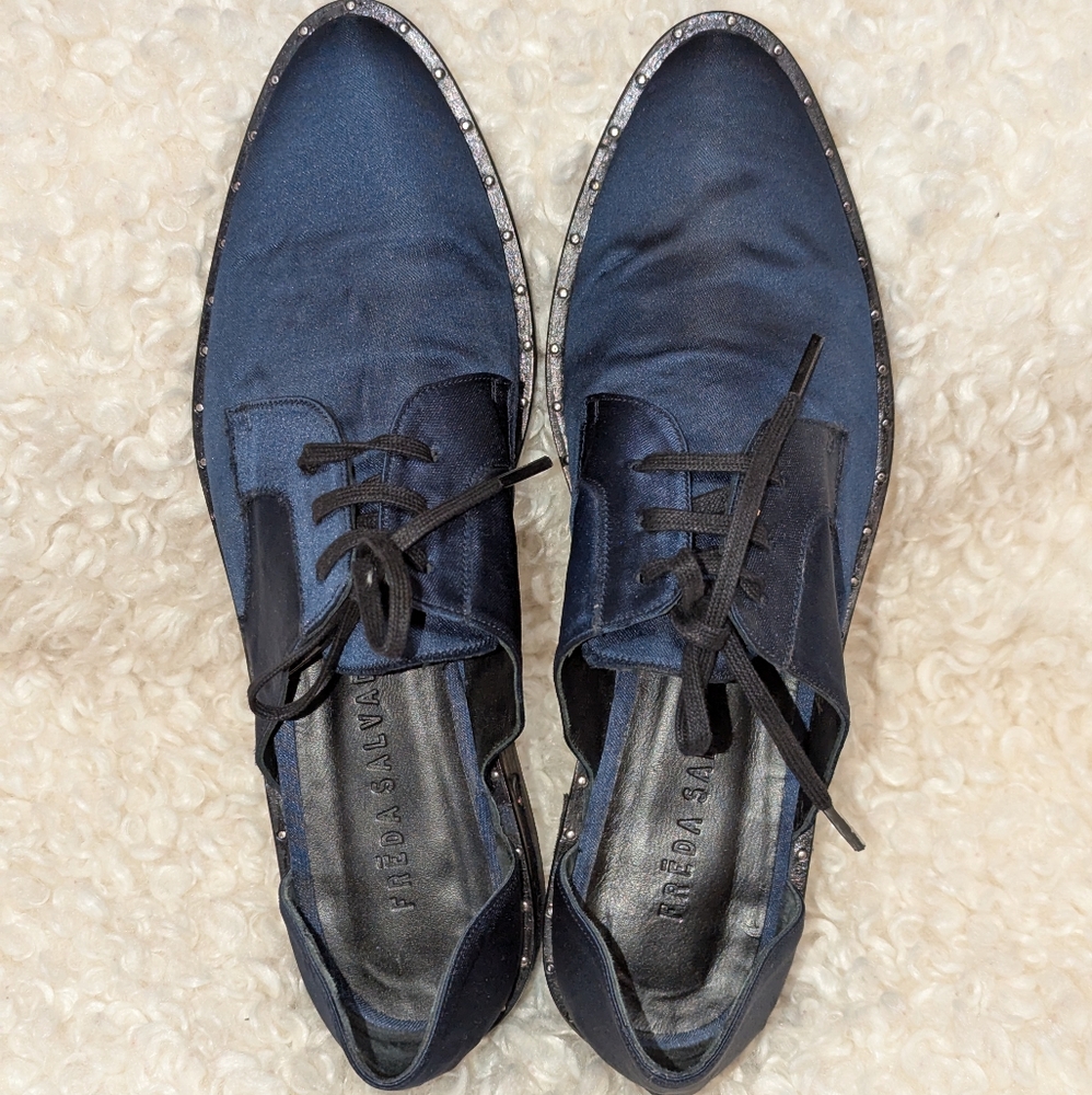 Freda Salvador Satin Flats Size 6.5